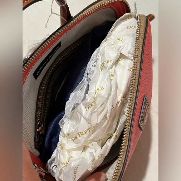 NWT Dooney & Bourke Pebble Grain Backpack- Geranium - Picture 13 of 13